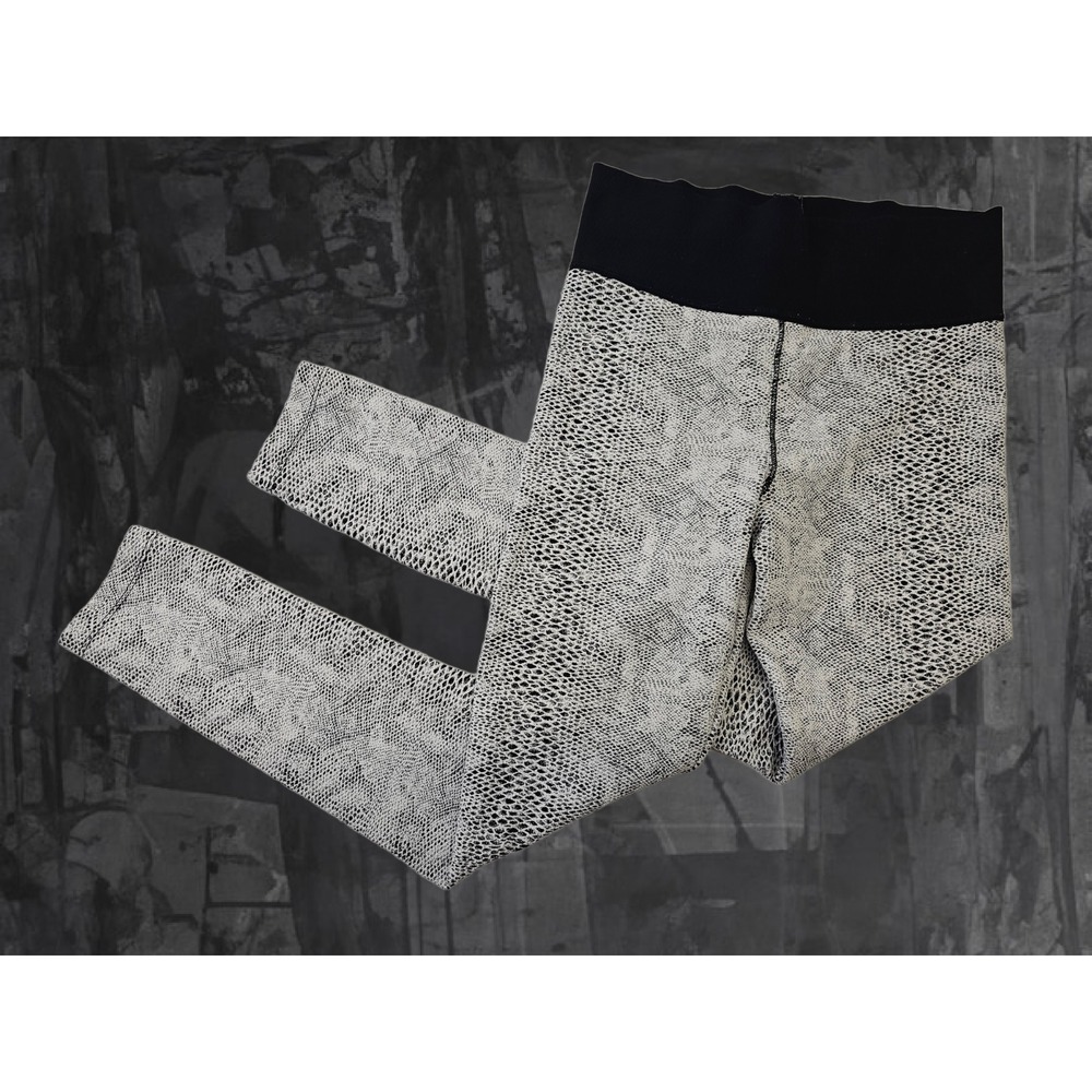 Blue Life Womens XS Fit Snake Skin‎ Ankle-Length Skinny Leg Leggings Yoga EUC